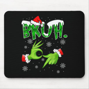 Bruh 67 Six Seven 6 7 Meme Weihnachten Lustig Gen Mousepad