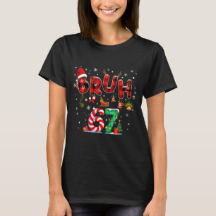 Bruh 67 Six Seven 6 7 Meme Weihnachten Zuckerrohr T-Shirt