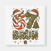 Bruh 67 Six Seven 6 7 Retro Christmas Funny Boy Gi Magnet (Vorne)