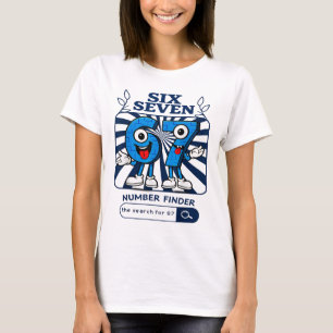 Bruh 67 Six Seven 6-7 Talian Brainrot Meme Für Kin T-Shirt