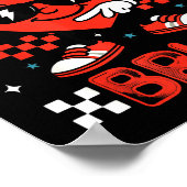 Bruh 67 Six Seven Meme Dab Heart Boys Kids Valenti Poster (Ecke)