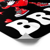 Bruh 67 Six Seven Meme Dab Heart Boys Kids Valenti Poster (Ecke)