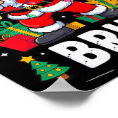 Bruh 67 Six Seven Santa Dabbing Christmas  Poster (Ecke)