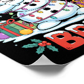 Bruh 67 Six Seven Snowman Dabbing Christmas Shirts Poster (Ecke)