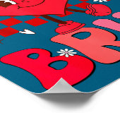 Bruh 67 Valentines Meme Six Seven Heart 6 7 Love G Poster (Ecke)