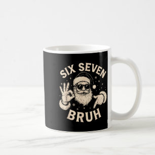 Bruh 67 Weihnachten Santa Sechs Sieben 6 7 Jungen Kaffeetasse