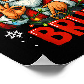 Bruh 6 7 Christmas 67 Santa Six Seven Christmas Bo Poster (Ecke)