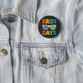 Bruh 6 7 Tage Lustiges Retro Button (Beispiel)