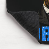Bruh Abraham Lincoln Patriotic 4. Juli Men Boy Mousepad (Ecke)