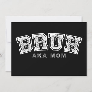 Bruh aka Mama Lustiger Muttertag Retro Vintage Einladung