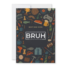 Bruh auch bekannt als Daddy Väter Day Gift Cards