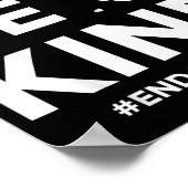 Bruh Be Kind Unity Day Kindness Orange Anti Bullyi Poster (Ecke)