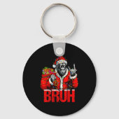 Bruh Bigfoot Christmas Funny Sasquatch Xmas For Me Schlüsselanhänger (Vorderseite)