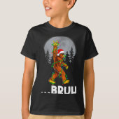Bruh Bigfoot Christmas Shirt Christmas Tree Xmas S (Vorderseite)