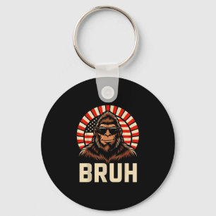 Bruh Bigfoot Meme Grafik Jungen Männer lustig Sasq Schlüsselanhänger