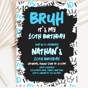Bruh Birthday Einladung