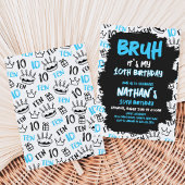 Bruh Birthday Einladung