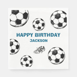 Bruh. Birthday Soccer Papier Servietten