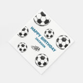 Bruh. Birthday Soccer Papier Servietten (Ecke)
