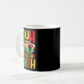 Bruh Black History Month Kid Boy Men African Ameri Kaffeetasse (Vorderseite Links)