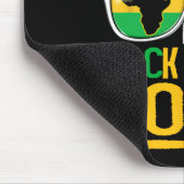 Bruh Black History Month Kind Junge Männer Afrikan Mousepad (Ecke)