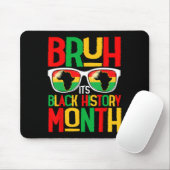 Bruh Black History Month Kind Junge Männer Afrikan Mousepad (Mit Mouse)