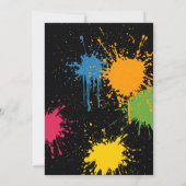 Bruh Boy's Birthday Indoor Slide Park Playground Einladung (Rückseite)