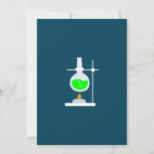 Bruh Boy's Birthday Party Teenager Science Theme Einladung (Rückseite)