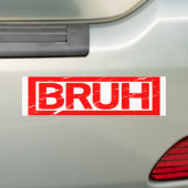 Bruh Briefmarke Autoaufkleber (Auf Auto)