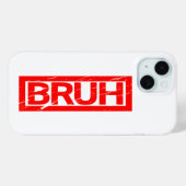 Bruh Briefmarke Case-Mate iPhone Hülle (Rückseite (Horizontal))