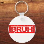 Bruh Briefmarke Schlüsselanhänger (Rückseite)