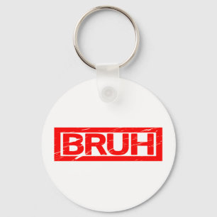 Bruh-Briefmarke Schlüsselanhänger