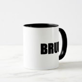 BRUH! Bruder-Straßen-Jargon-Wort-Trendy Hipster Tasse (VorderseiteRechts)