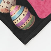 Bruh Bunny Blowing Bubble Gum Happy Easter Day Boy Fleecedecke (Ecke)