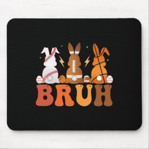 Bruh Bysketbyll Bysebyll Footbyll Sports Ostern Bu Mousepad