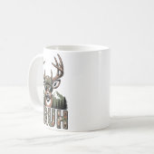 Bruh Camo Deer Hunting Camouflage Elk Buck Funny Y Kaffeetasse (Vorderseite Links)