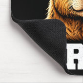 Bruh Capybara Meme lustig chill Capybara Energie  Mousepad (Ecke)