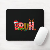 Bruh Christmas Costume Xmas Elf Santa Rudolph Pjs  Mousepad (Mit Mouse)