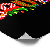 Bruh Christmas Costume Xmas Elf Santa Rudolph Pjs  Poster (Ecke)