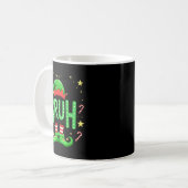 Bruh Christmas Elf Funny Xmas Kids Boys Christmas  Kaffeetasse (Vorderseite Links)