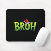 Bruh Christmas Kids Teens Boys Funny Christmas Hum Mousepad (Mit Mouse)