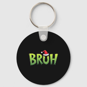 Bruh Christmas Kids Teens Boys Funny Christmas Hum Schlüsselanhänger