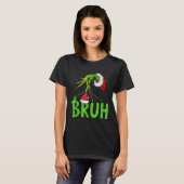 Bruh Christmas Kids Teens Boys Funny Christmas Hum T-Shirt (Vorne ganz)