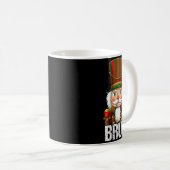 Bruh Christmas Nutcracker Santa Claus Holiday Xmas Kaffeetasse (VorderseiteRechts)