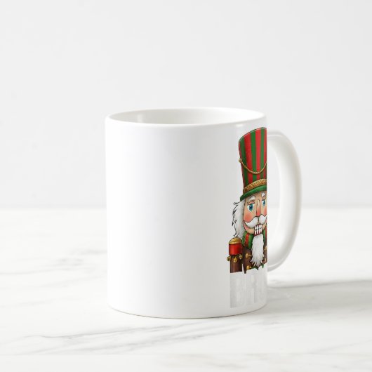 Bruh Christmas Nutcracker Santa Claus Holiday Xmas Kaffeetasse (VorderseiteRechts)