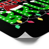 Bruh Christmas Red Kariert Teens Boys Kids Xmas Pa Poster (Ecke)