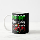 Bruh Christmas Red Plaid Teens Boys Kids Xmas Paja Kaffeetasse (Links)