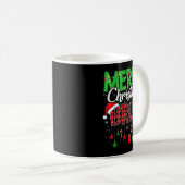 Bruh Christmas Red Plaid Teens Boys Kids Xmas Paja Kaffeetasse (VorderseiteRechts)
