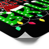 Bruh Christmas Red Plaid Teens Boys Kids Xmas Paja Poster (Ecke)