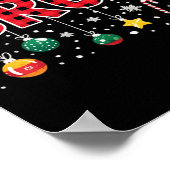 Bruh Christmas Red Plaid Teens Boys Kids Xmas Paja Poster (Ecke)